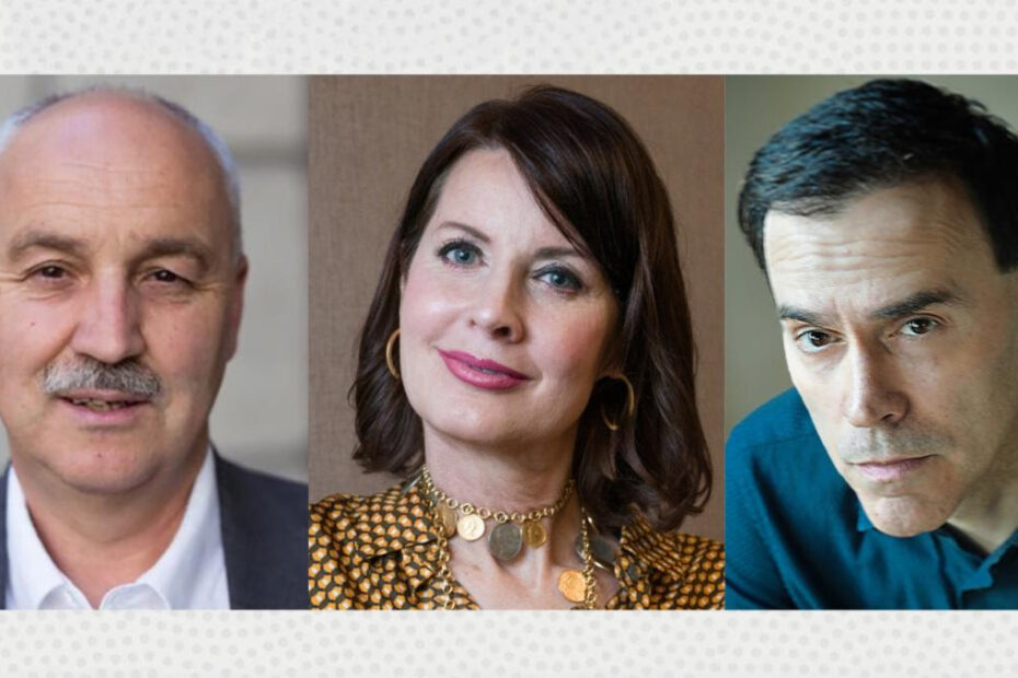 Theology & Peace conference speakers Wolfgang Palaver, Anne K. Ream, and R. Clifton Spargo.