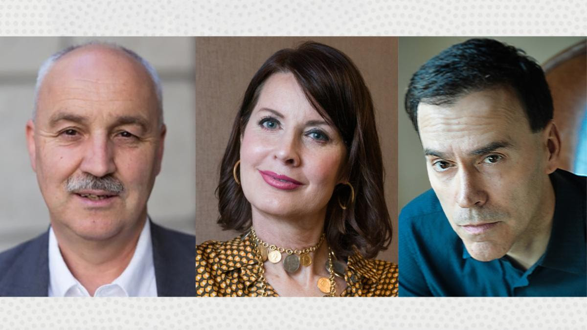 Theology & Peace conference speakers Wolfgang Palaver, Anne K. Ream, and R. Clifton Spargo.