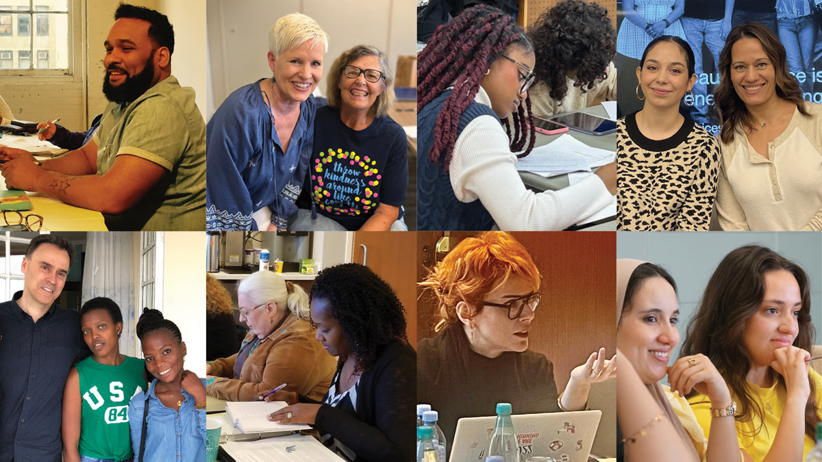 Scenes from our Center for Story & Witness writing program.