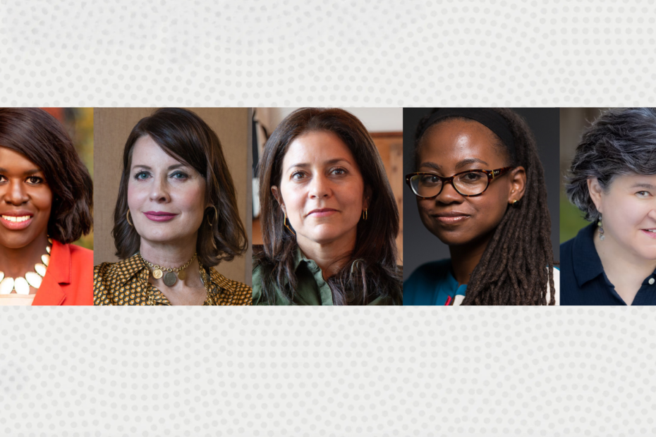 From L to R: Atima Omara, Anne K. Ream, Lisa Weinert, Jamia Wilson, & Emily Yellin